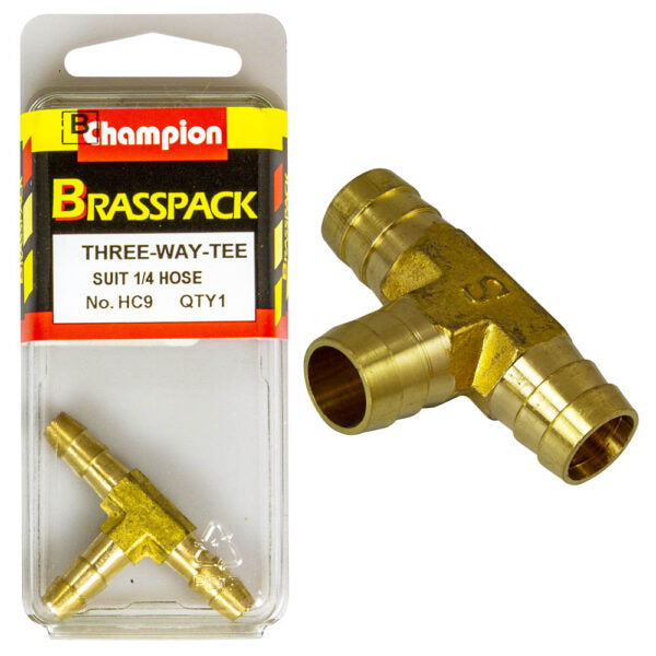 CHAMPION THREE WAY (T) HOSE JOINER