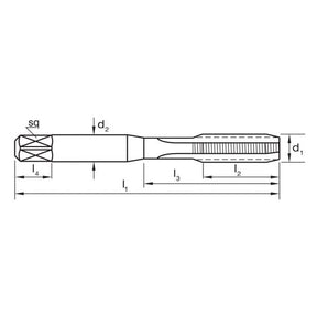 SUTTON MF14 x 1.5 Straight Flute Bottom T403-1407